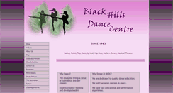Desktop Screenshot of blackhillsdancecentre.com